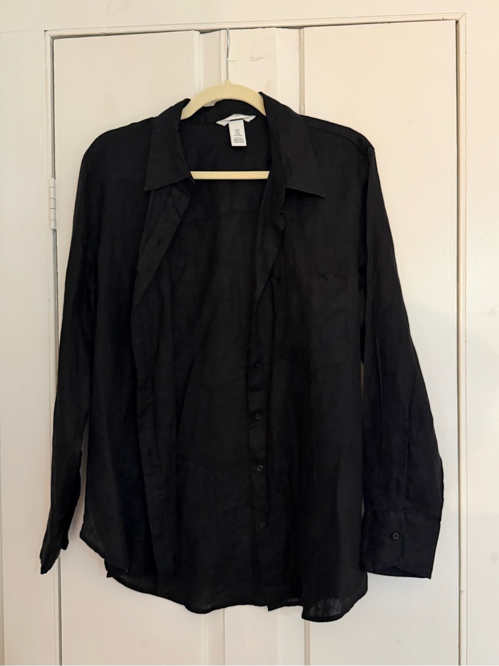 H&M Black Button Down Shirt